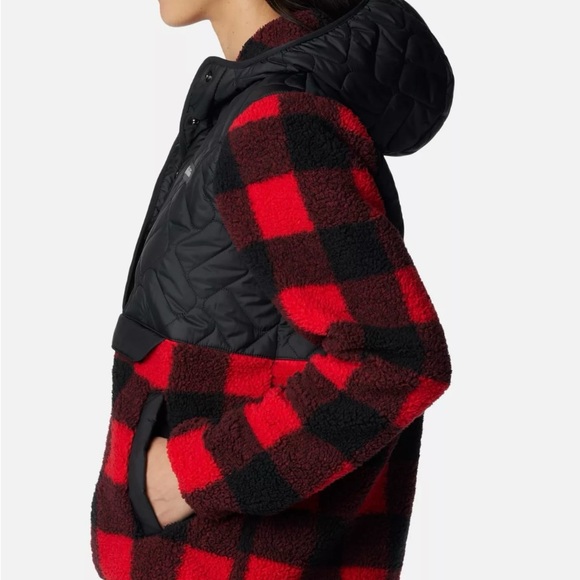 NWT Columbia Women’s Sz XL Sweet view fleece Hooded Pullover Jacket - Picture 3 of 7
